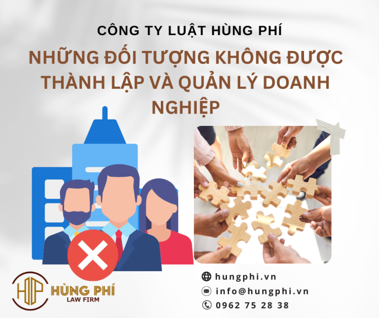 những đối tượng không được thành lập và quản lý doanh ngiệp