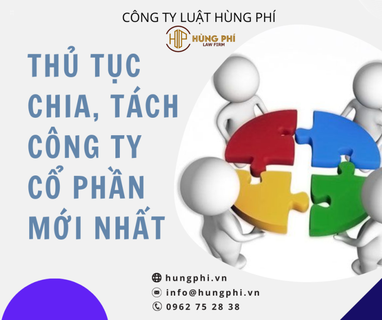 thủ tục chia, tách công ty cổ phần mới nhất