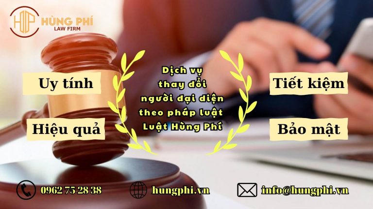 Dịch vụ thay đổi người đại diện theo pháp luật của doanh nghiệp