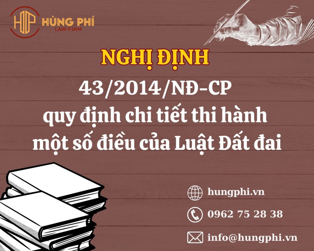 Nghị định 432014NĐ-CP quy định chi tiết thi hành một số điều của Luật Đất đai