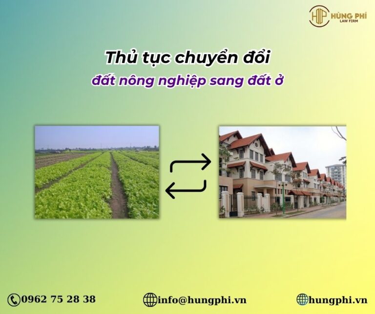 chuyển đổi đất nông nghiệp sang đất ở
