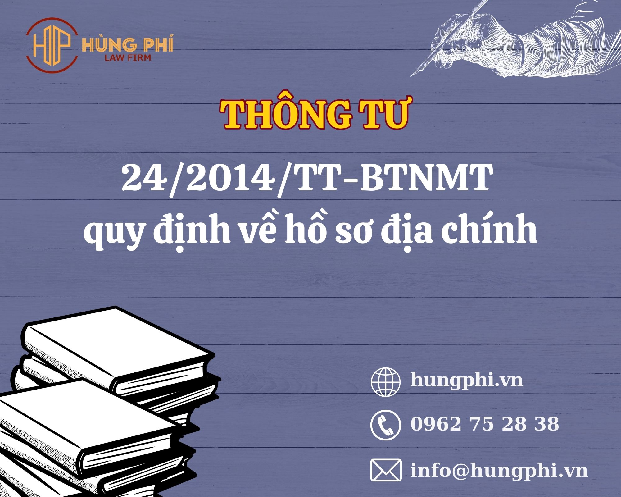 Thông tư 24/2014/TT-BTNMT của Bộ Tài nguyên và Môi trường quy định về hồ sơ địa chính