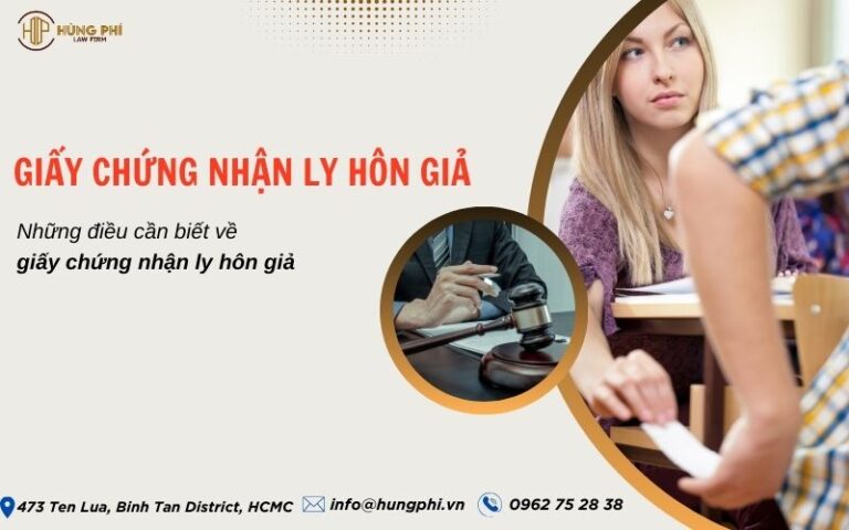 giấy chứng nhận ly hôn giả