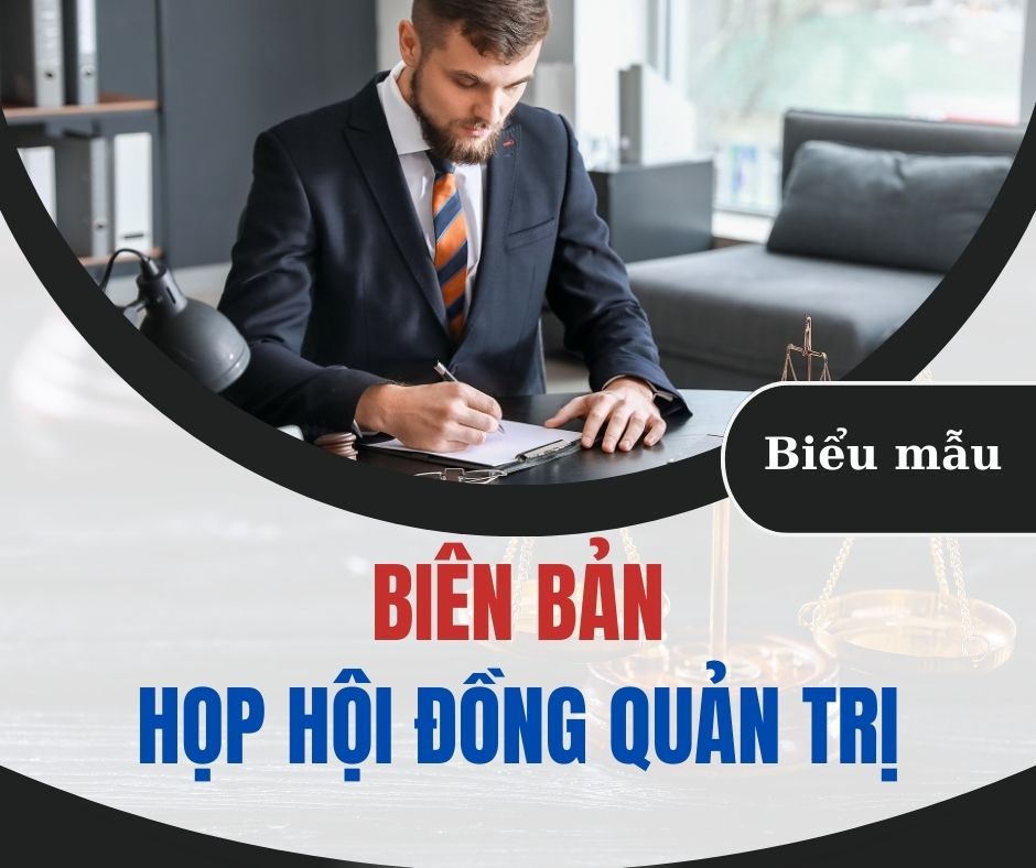 soạn thảo biên bản họp hội đồng quản trị