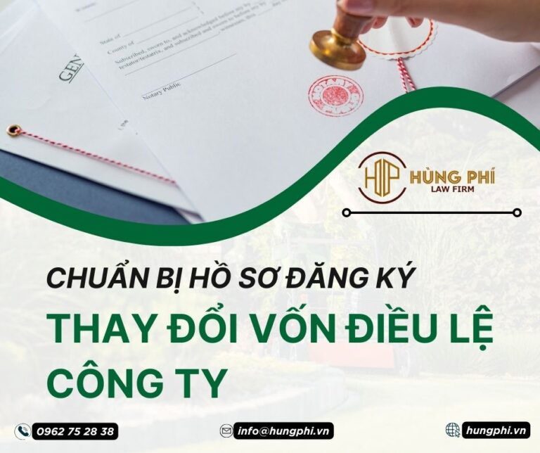 thay đổi vốn điều lệ công ty