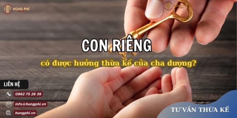 con riêng thừa kế
