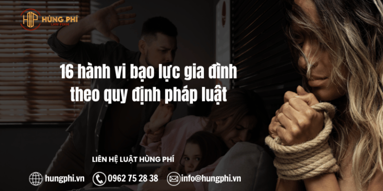 16 hành vi bạo lực gia đình theo quy định pháp luật