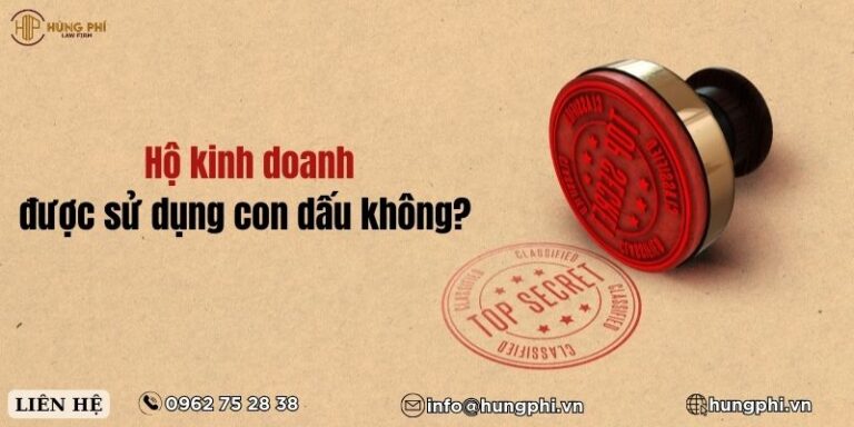 hộ cá thể kinh doanh có con dấu không