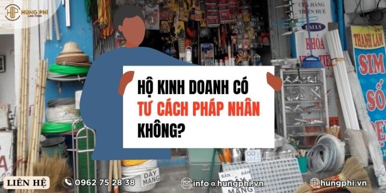 hộ kinh doanh có tư cách pháp nhân không