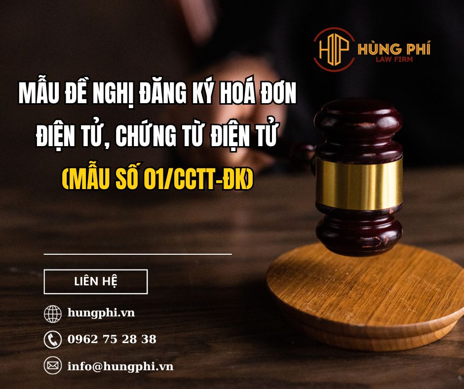 mẫu đăng ký hoá đơn điện tử
