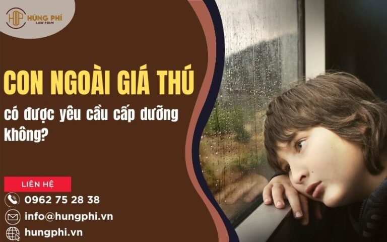 con ngoài giá thú có quyền yêu cầu cấp dưỡng không