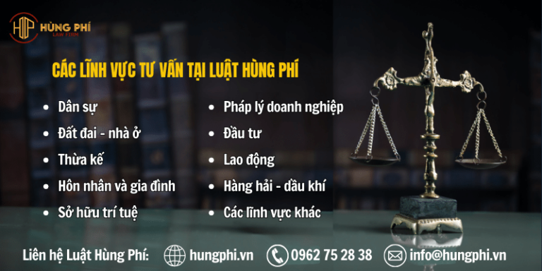 Các lĩnh vực tư vấn pháp luật tại HCM
