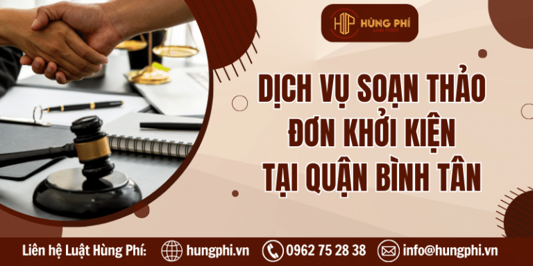 Dịch vụ soạn thảo Đơn khởi kiện tại Quận Bình Tân