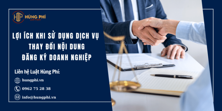 Pháp chế doanh nghiệp - dịch vụ thay đổi nội dung đăng ký doanh nghiệp tại hồ chí minh