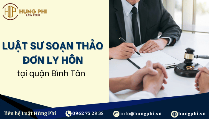 luật sư soạn thảo đơn ly hôn giỏi tại quận bình tân