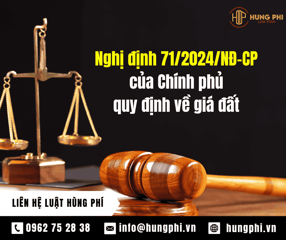 Nghị định 71/2024/NĐ-CP của Chính phủ quy định về giá đất