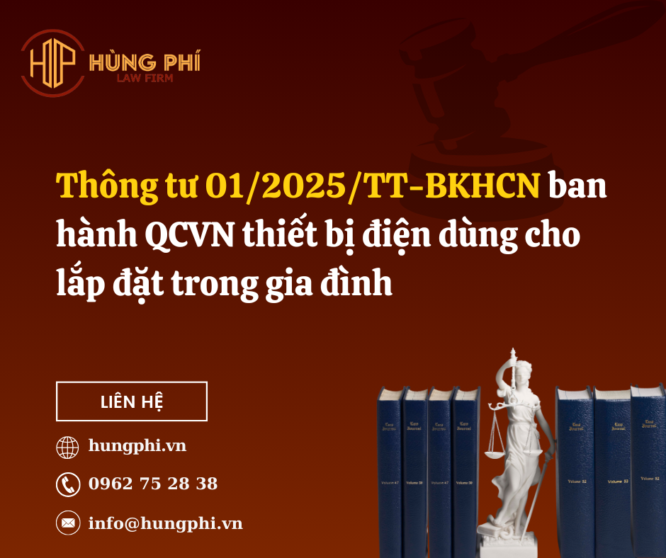 Thông tư 01/2025/TT-BKHCN ban hành QCVN thiết bị điện dùng cho lắp đặt trong gia đình