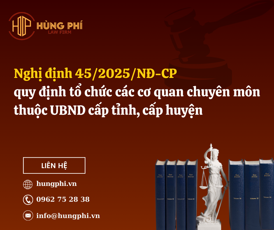 Nghị định 45/2025/NĐ-CP quy định tổ chức các cơ quan chuyên môn thuộc UBND cấp tỉnh, cấp huyện