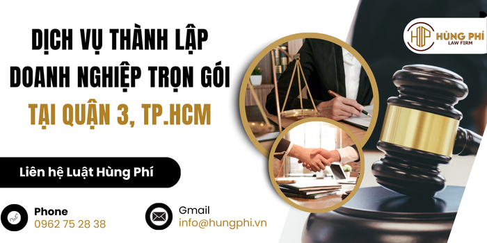 Dịch vụ thành lập doanh nghiệp uy tín tại Quận 3, TP.HCM