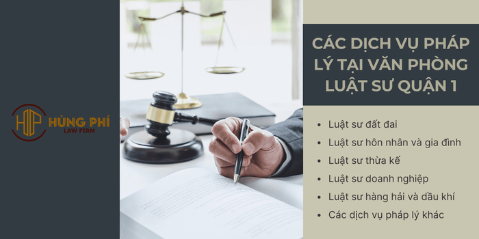 Các dịch vụ pháp lý tại Văn phòng Luật sư Quận 1