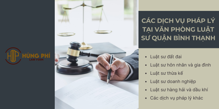 Các dịch vụ pháp lý tại Văn phòng Luật sư Quận Bình Thạnh