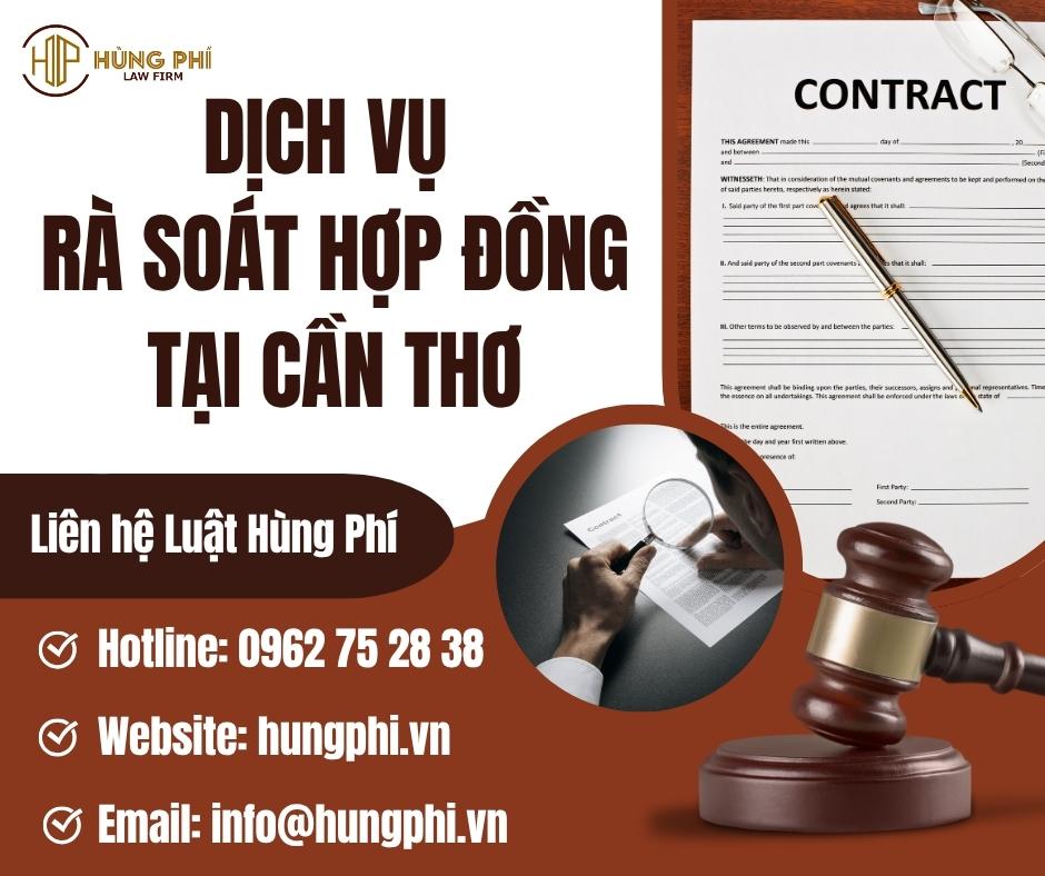 Dịch vụ rà soát Hợp đồng tại Cần Thơ