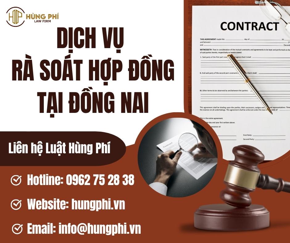 Dịch vụ rà soát Hợp đồng tại Đồng Nai