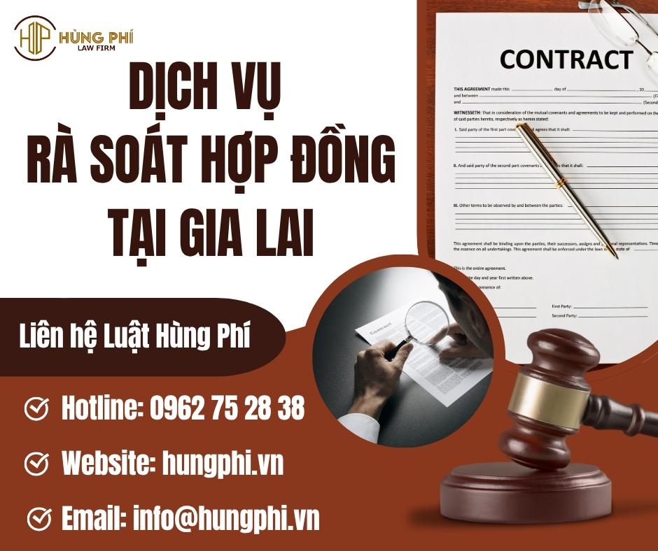 Dịch vụ rà soát Hợp đồng tại Gia Lai