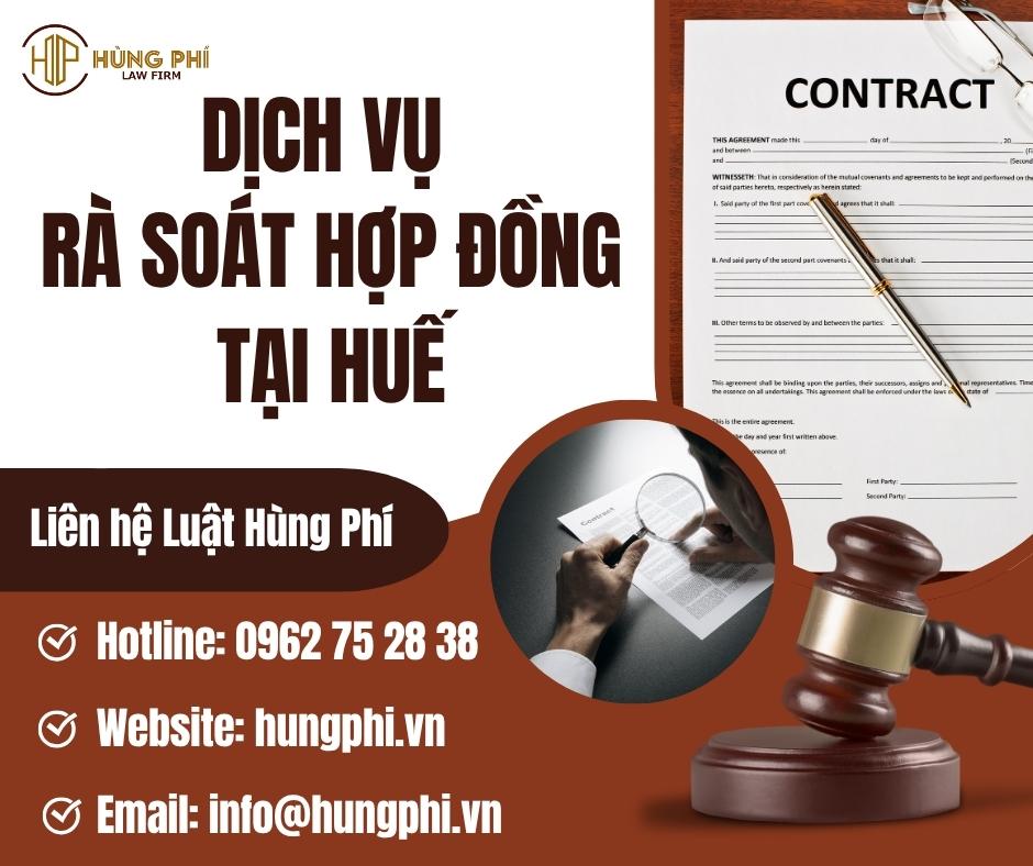 Dịch vụ rà soát Hợp đồng tại Huế