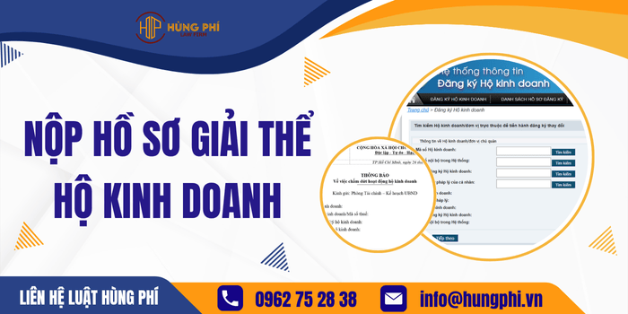 Nộp hồ sơ giải thể Hộ kinh doanh