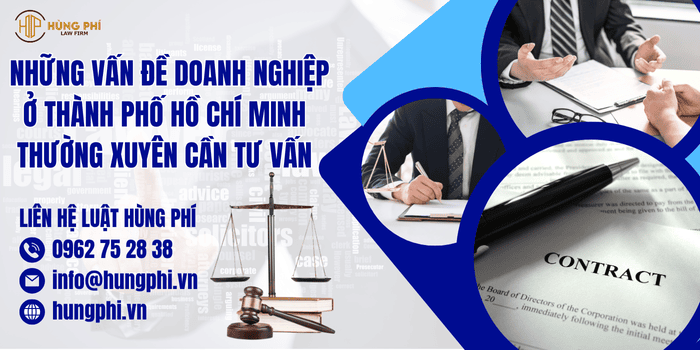 Những vấn đề doanh nghiệp ở Thành phố Hồ Chí Minh thường xuyên cần tư vấn