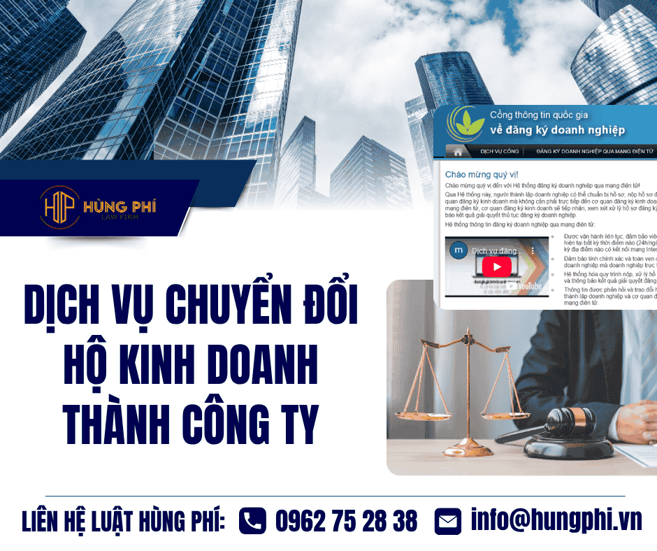 DỊCH VỤ CHUYỂN ĐỔI HỘ KINH DOANH THÀNH CÔNG TY