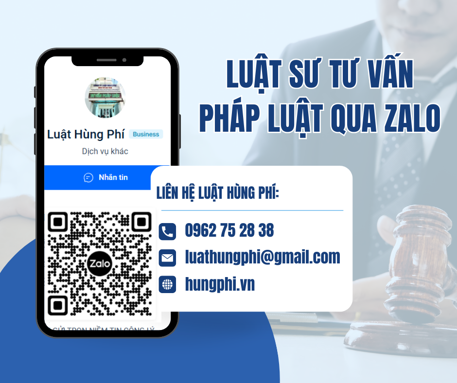 LUẬT SƯ TƯ VẤN PHÁP LUẬT QUA ZALO