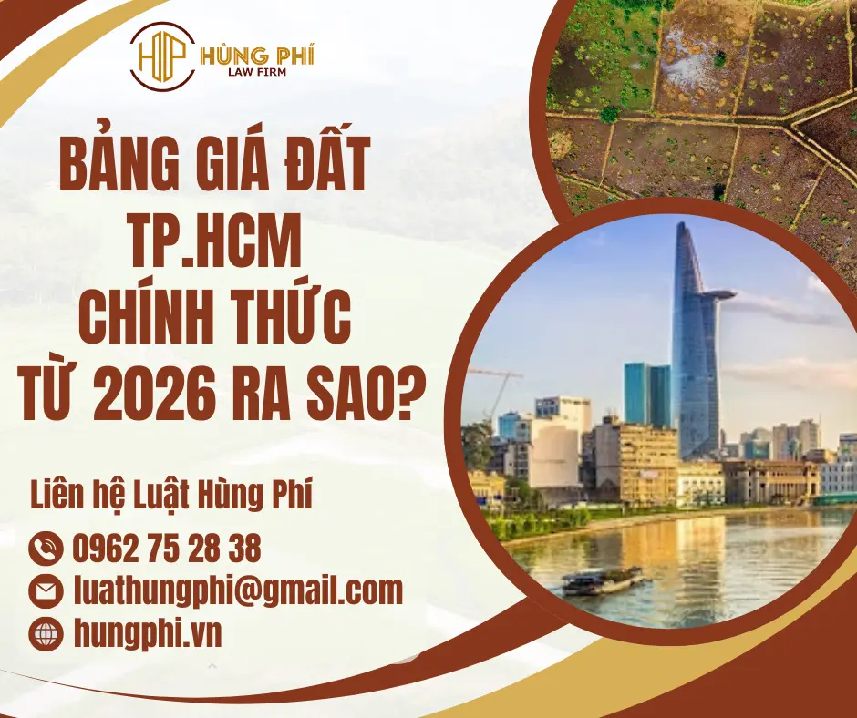 BẢNG GIÁ ĐẤT TP.HCM CHÍNH THỨC TỪ 2026 RA SAO?