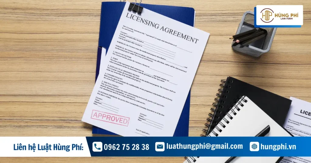 Các hình thức thể hiện của giấy phép con