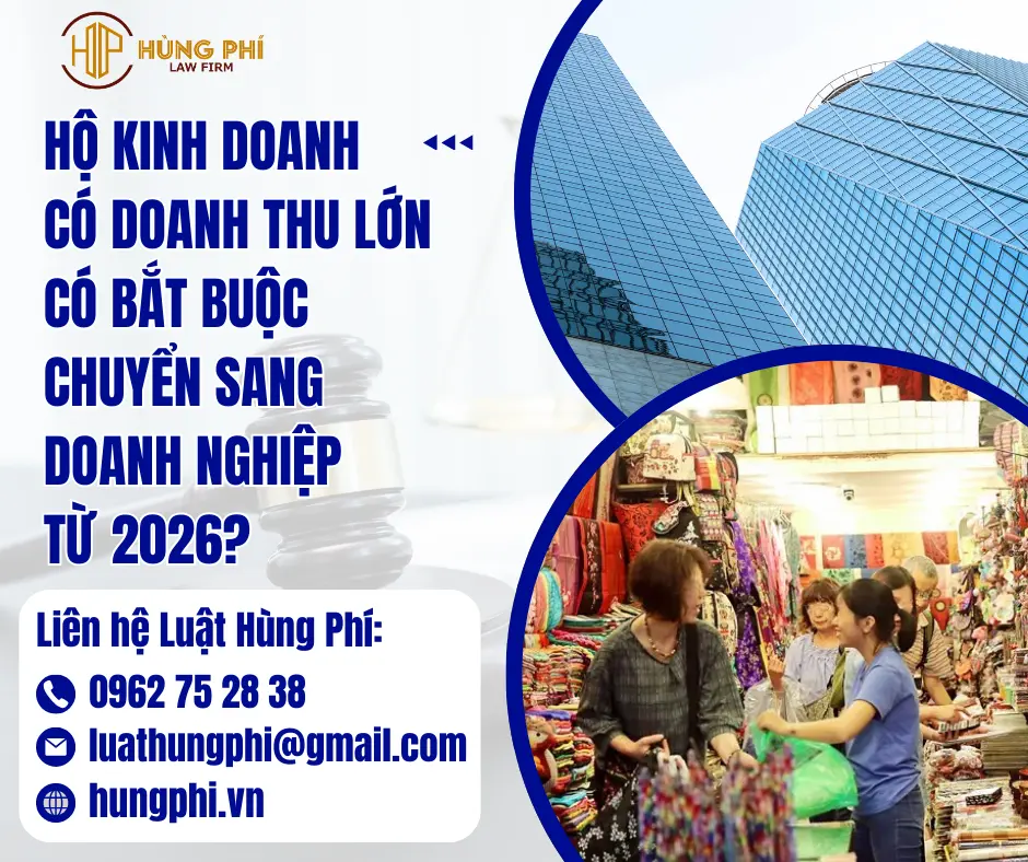 HỘ KINH DOANH CÓ DOANH THU LỚN CÓ BẮT BUỘC CHUYỂN SANG DOANH NGHIỆP TỪ 2026?