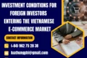 Investment conditions for foreign investors entering the Vietnamese e-commerce market
