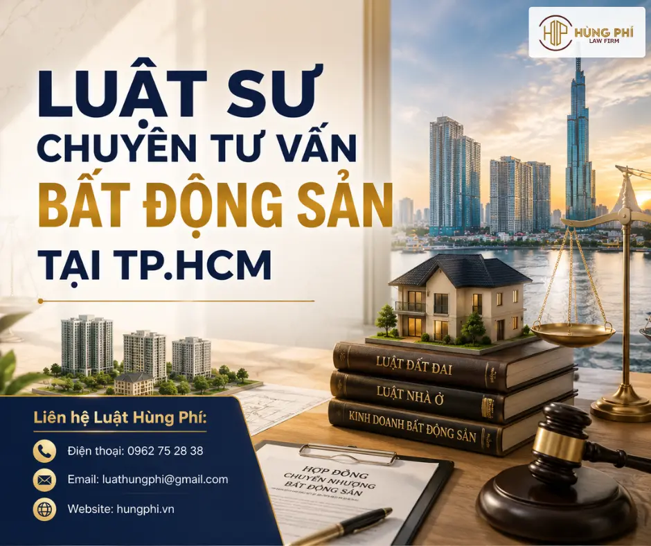 LUẬT SƯ CHUYÊN TƯ VẤN BẤT ĐỘNG SẢN TẠI TP.HCM miễn phí