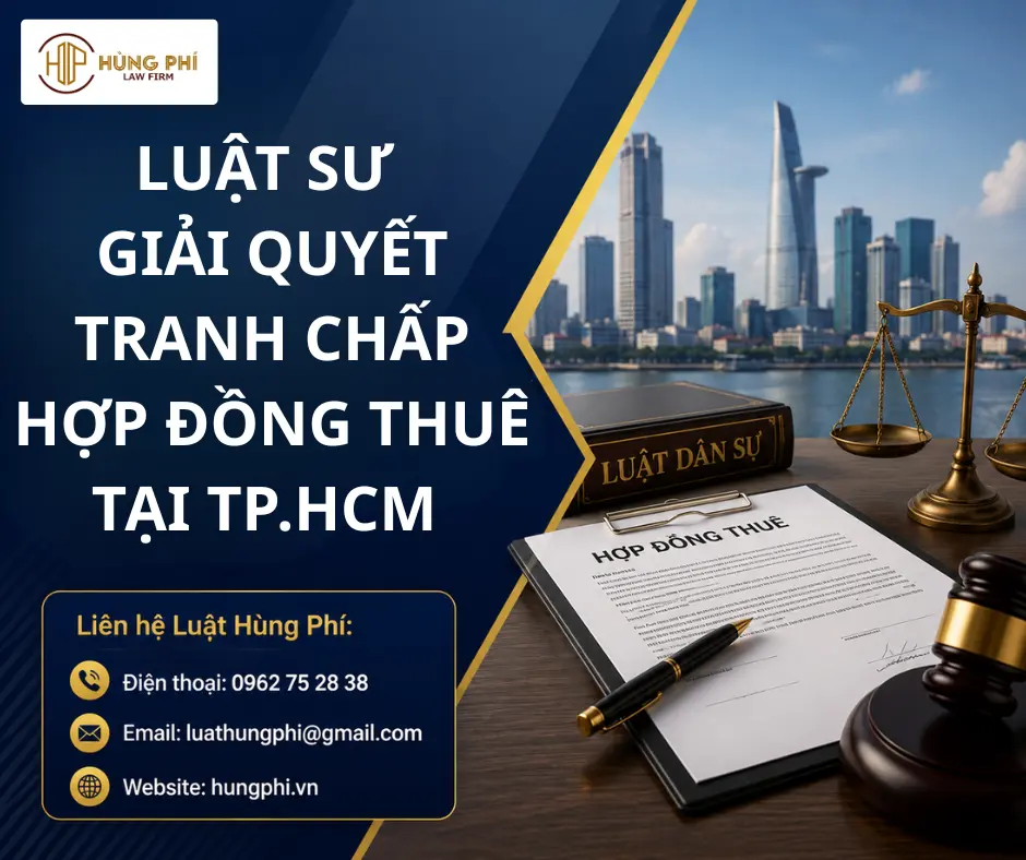 LUẬT SƯ GIẢI QUYẾT TRANH CHẤP HỢP ĐỒNG THUÊ TẠI TP.HCM