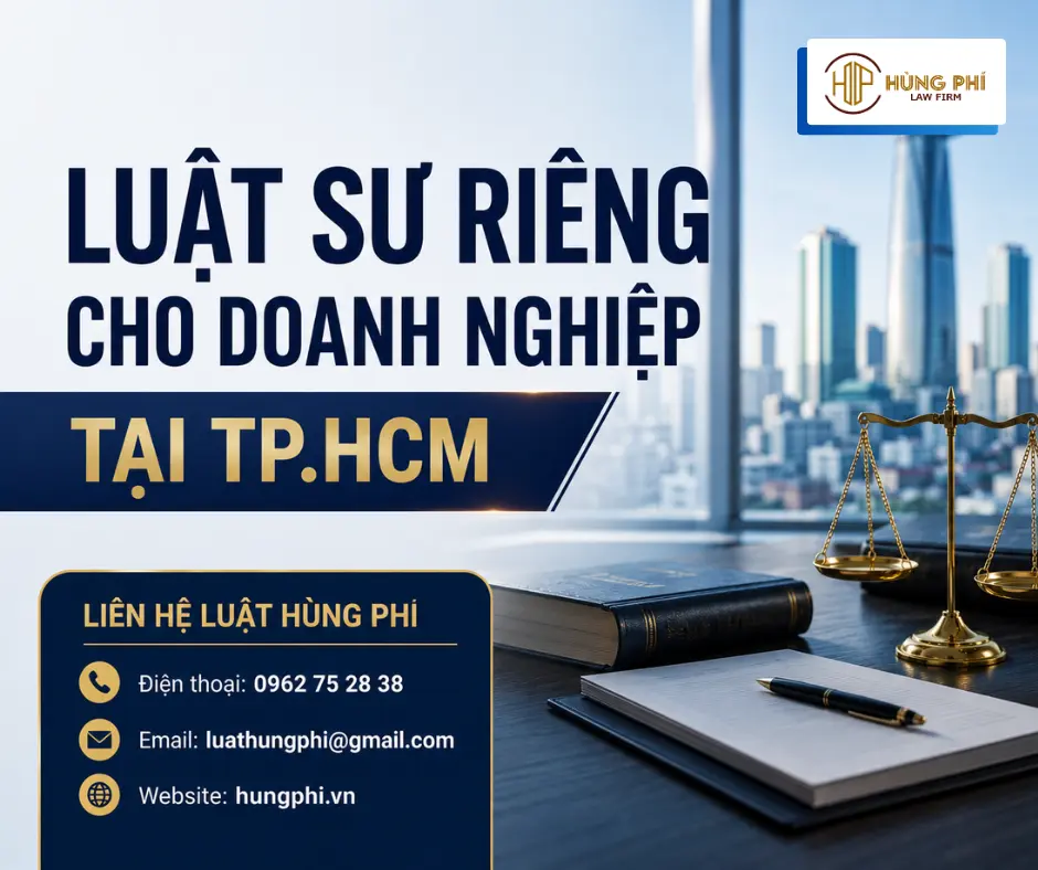LUẬT SƯ RIÊNG CHO DOANH NGHIỆP TẠI TPHCM