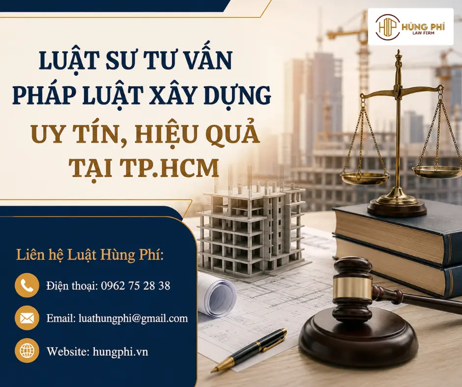LUẬT SƯ TƯ VẤN PHÁP LUẬT XÂY DỰNG UY TÍN, HIỆU QUẢ TẠI TP.HCM 