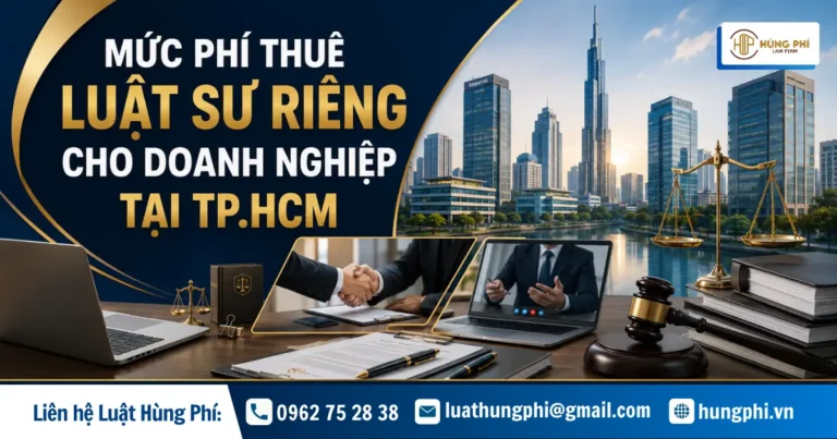 Mức phí dịch vụ Luật sư riêng cho doanh nghiệp tại TP.HCM