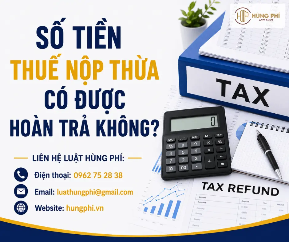 SỐ TIỀN THUẾ NỘP THỪA CÓ ĐƯỢC HOÀN TRẢ KHÔNG?
