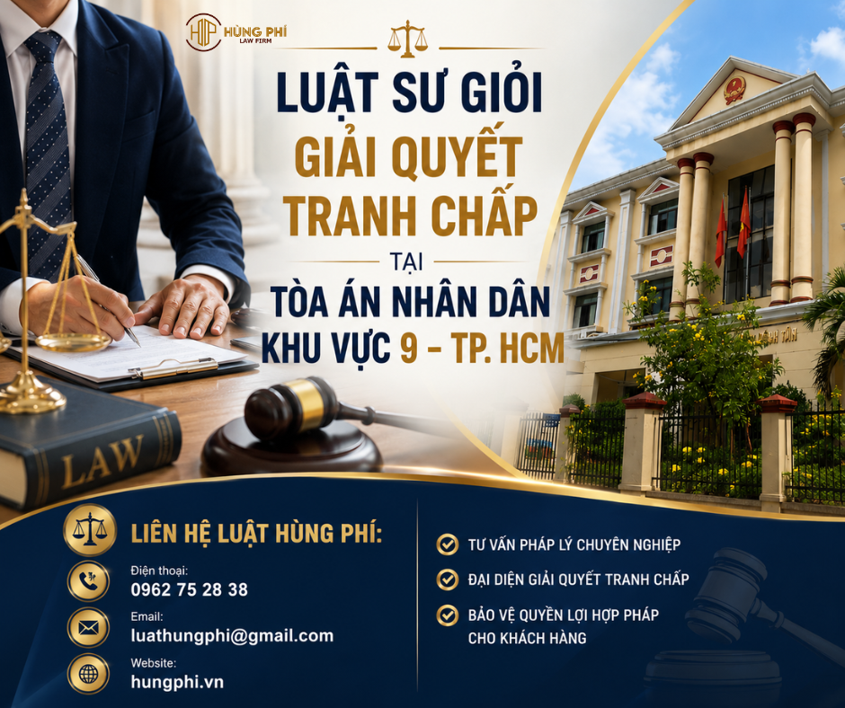Văn phòng luật sư uy tín tại khu vực 9 bình tân tân phú