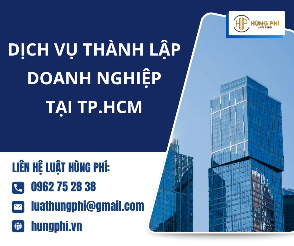 DỊCH VỤ THÀNH LẬP DOANH NGHIỆP TẠI TPHCM