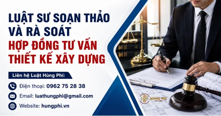 Luật sư soạn thảo và rà soát hợp đồng tư vấn thiết kế xây dựng