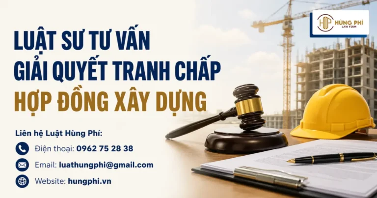 Luật sư chuyên giải quyết tranh chấp hợp đồng xây dựng