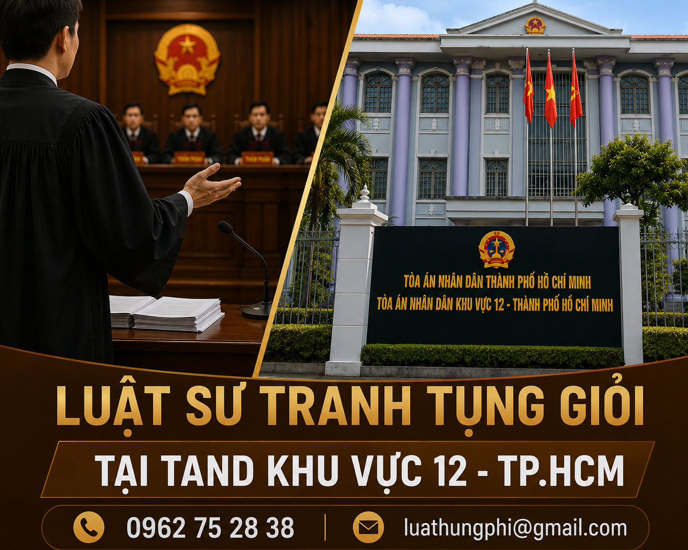 luật sư tranh tụng giỏi tại tòa án khu vực 12 TPHCM