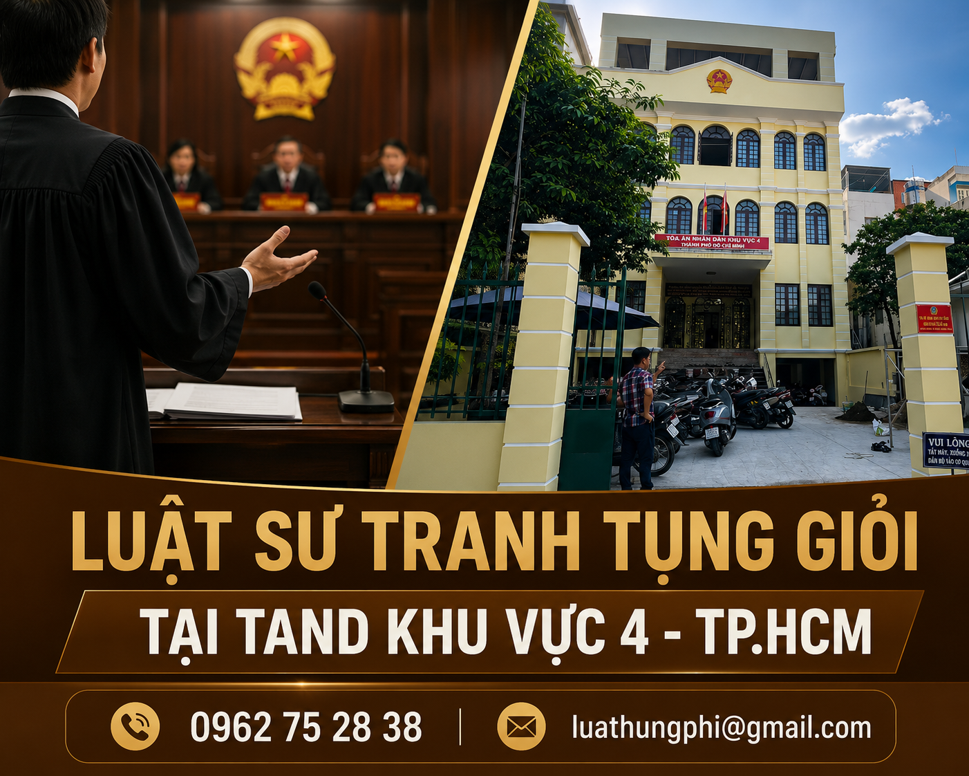 luật sư tranh tụng giỏi tại tòa án khu vực 4 TPHCM