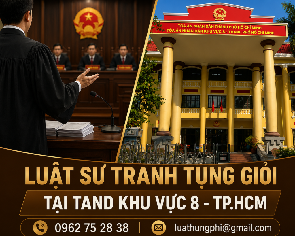 luật sư tranh tụng giỏi tại tòa án khu vực 8 TPHCM